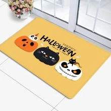 1 Miếng Đầy màu sắc In Thảm Đối với Phòng ngủ Chống dầu Chống trượt Hình chữ nhật Nhà  Trang trí Thảm Hành lang Phòng khách Thảm chùi chân  Tấm thảm - Màu vàng - Xem 10