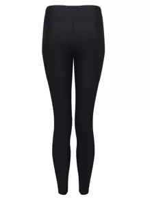 2023 New Plus Size Swimming Pants For Women, Conservative High Waist Black Long Pants Summer