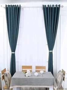 Bộ 2 dây buộc rèm cửa thời trang, dây buộc cửa sổ, dây cố định trang trí, thiết kế cà vạt cổ điển, thích hợp cho phòng khách, văn phòng - trắng - Xem 5
