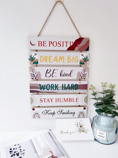 Wooden English Plaques, Set Of One, Life Advice,Home Decor ,Room Decor,Wall Decor Gifts Birthday Graduation