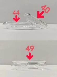 Tương thích với Apple Watch Vỏ đồng hồ Apple Vỏ bảo vệ màng cường lực thế hệ 1-8 Ultra Shell - Trong sáng - Xem 6