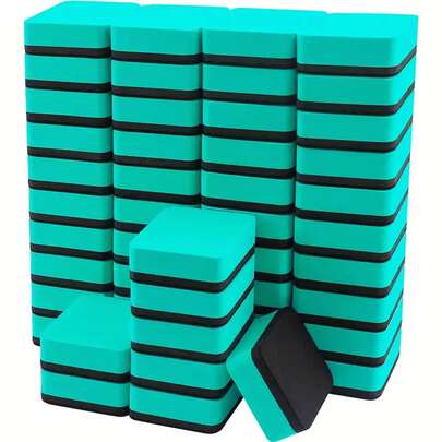 Mini Dry Erase Erasers, Magnetic Whiteboard Dry Erasers Chalkboard Cleaner Wiper For Kids And Classroom Teacher Supplies, Home And Office Back To School