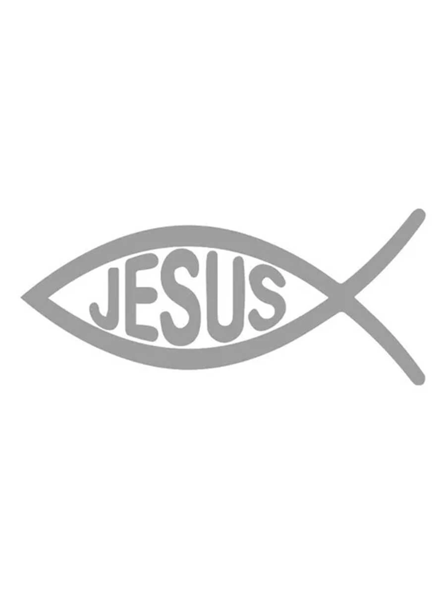 Calcomania Sticker Auto Moto Jesus Pez Universal Vmingo Mexico