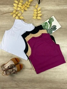 Women Tank Tops & Camis - Nhiều màu - Xem 3