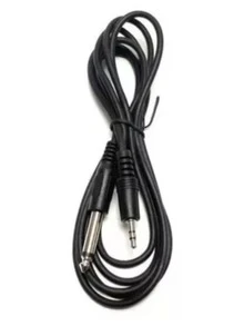 Cabo P10 x P2 Estéreo - Preto - Visão 2