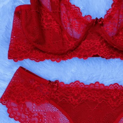 Lingerie Plus Size Sem Bojo Com Arco Reforçada Todo em Renda Sara