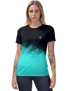 Women Sports Tees & Tanks - 黑色 - 查看 7