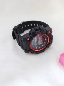 Men's Digital Watches - Red - View 4