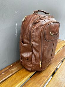 Women Fashion Backpacks - 銅色 - 查看 2