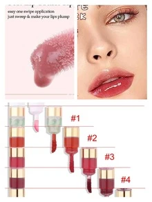 Labial Mate Hidratante en Un Set de Cinco Colores: Labiales Rojos, Nude y Gloss para un Acabado Perfecto - Labiales Duraderos y de Gran Calidad en un Elegante Set de Maquillaje,Barra de labios mate de 5 colores para chicas Taza antiadherente Resistente al agua Brillo de labios de larga duración Barra de labios diaria para mujeres Maquillaje de labios - Morado - Ver 8