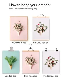 3 cái/bộ Phong cách Bắc Âu Tối giản Hiện đại Trang trí Bức tranh Cốt lõi Đối với Treo lên tường Nghệ thuật - Nhiều màu - Xem 5