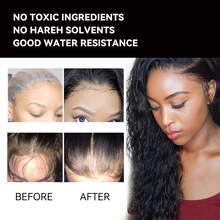 30毫升隱形&強的接髮膠水,晾乾迅速,合適的適用於假髮&假髮片塗抹 - 灰色 - 查看 2