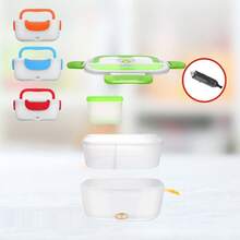 Electric Heating Lunch Box Outdoor Food Warmer Large Container Box Stainless Steel - View 7