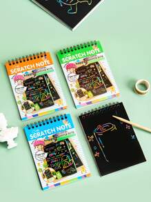 Blue Children's Scratch-off Book - Blue - View 4