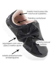 Kids Flats - 黑色 - 查看 4