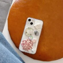 Creative Trắng Vỏ sò Thiết kế Ốp lưng & bao da điện thoại , Tương thích với iPhone , Chống sốc - Trong sáng - Xem 4