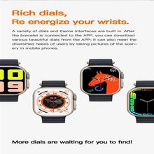 SC&S,SMART WATCH T800 ULTRA, WIRELESS CHARGING Smart WATCH, 1.99 INFINITE DISPLAY, APP HIWATCH PRO - White - View 5