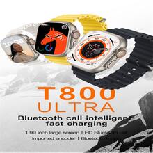SC&S,SMART WATCH T800 ULTRA, WIRELESS CHARGING Smart WATCH, 1.99 INFINITE DISPLAY, APP HIWATCH PRO - White - View 2