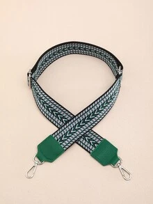 1入女士箭頭織花背包肩帶 - 綠色 - 查看 2