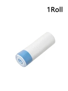 1PC 1 Cuộn/20 Tờ Túi Rác Dây Rút, Dày Túi Rác Cho Gia Đình, Dành Cho Nhà Bếp Nhỏ, Phòng Tắm, Phòng Ngủ, Cực Mạnh, Màu Trắng (Dây Xanh Dương) - trắng - Xem 6