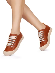 Women Casual Shoes - 棕色 - 查看 9