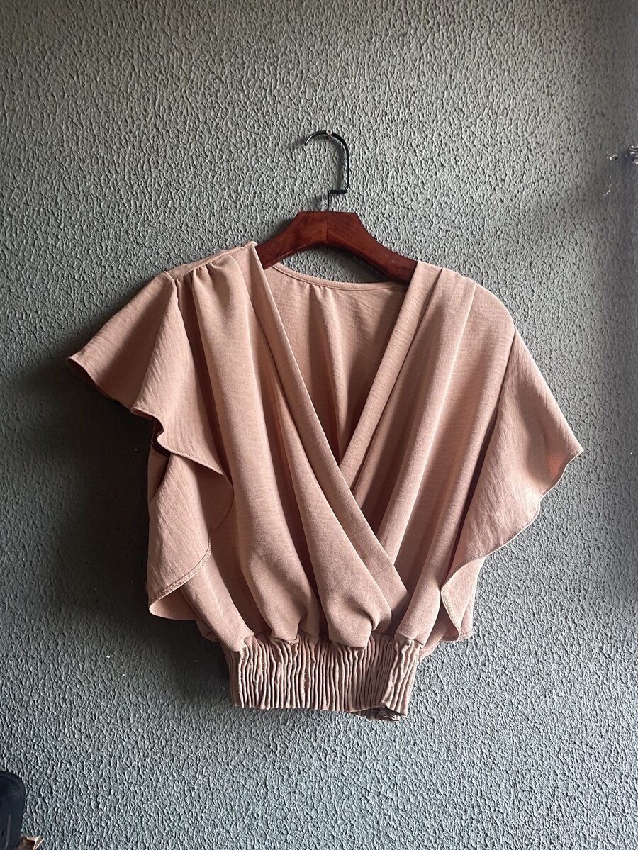 Women Tops - Màu Khaki - Xem 1