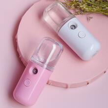 Water Spray Moisturizing Humidifier, Portable Mini Cooling Face Mist Machine, Usb Rechargeable Facial Sprayer - White - View 3