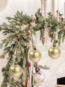 100入組綠色聖誕繩掛繩,適用於掛聖誕球,聖誕襪和其他物品,聖誕樹裝飾繩 - 綠色 - 查看 3