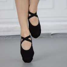Split Sole 4-way Stretch Canvas Ballet Shoes