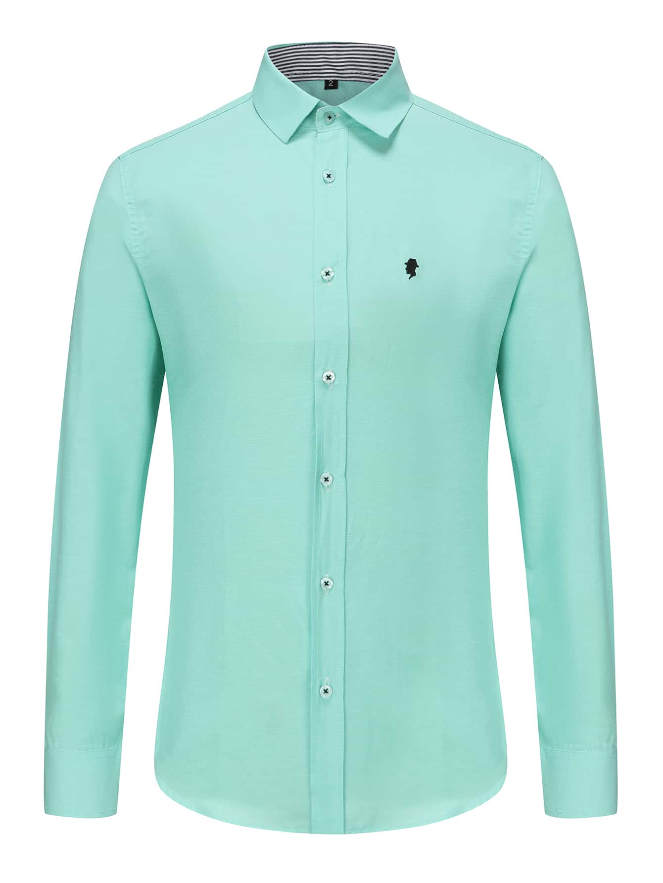 Men Shirts - 薄荷綠 - 查看 1