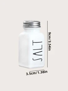 1 对黑白盐和胡椒瓶套装，厨房，圣诞礼物，学校用品 - 黑與白 - 查看 6