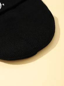 3入組刺繡星球設計柔軟保暖針織帽子,厚實舒適,適用於男女寶寶和幼兒冬季使用 - 彩色 - 查看 5