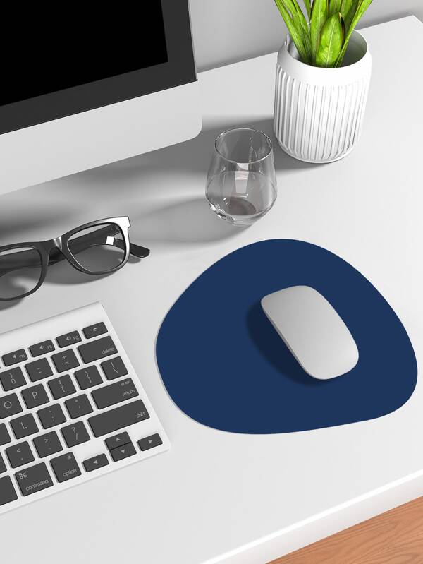 A Simple Desk Pad/ Mouse Pad, Made Of Water-proof, Easy-to-clean Material With Non-slip Suede Underneath, Double-sided Available