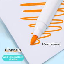8pcs Magnetic Whiteboard & Blackboard Marker Pens With Eraser, Water Based Ink Writing Supplies For Office And Teaching