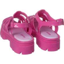Sandália Feminina Infantil Menina Tratorada Pink Camin Calçados