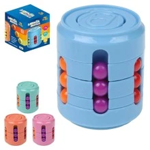 Cilindro Mágico 4d em Forma de Latinha com Bolinhas para Agrupar Coloridas - Tamanho Único - Visão 1