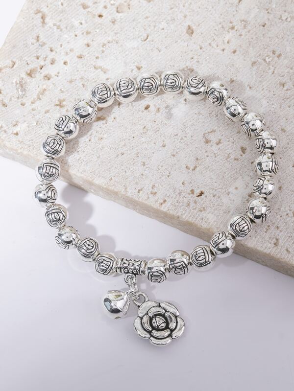 Armband mit Blume Anhänger