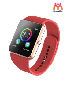 Reloj Inteligente Smart Watch Gt08, Acepta Sim, Premium + ¡Regalo! - Rojo - Ver 6