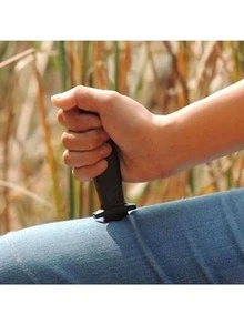 iTechjoy Magic Prop Retractable Knife Cutter Dagger Toy Disappearing Slide Joke Fake Trick - Black and White - View 7