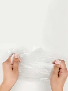 約 90 件一次性食品和通用手套,透明顏色,適合美容、家居、清潔和衛生用途。誤差範圍:±10 - 彩色 - 查看 7