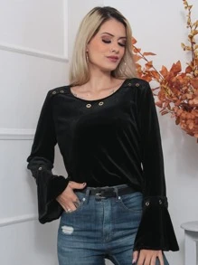 Women Blouses - màu đen - Xem 4