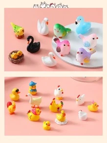 5pcs Animal Blind Bags Cute Surprise Blind Box Miniature Model Figure Toys (blind Bag) - Multicolor - View 6