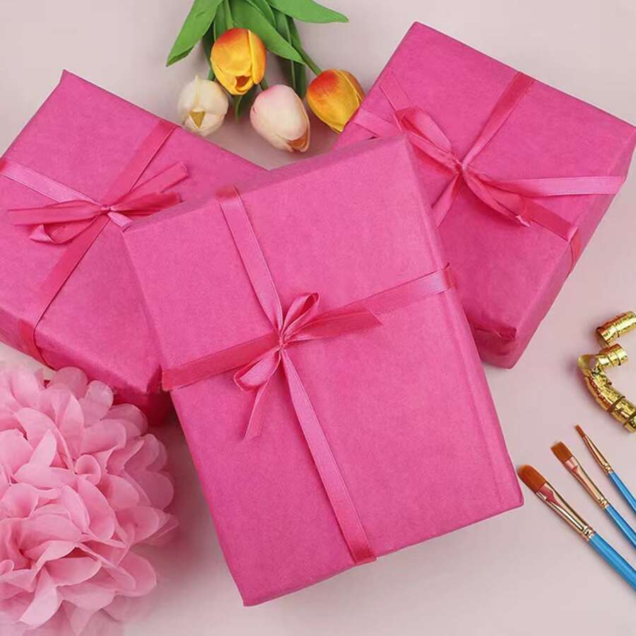 1套/100張白色辦公用複印紙和用於禮品包裝和花卉包裝的雪梨紙 - 白色 - 查看 1