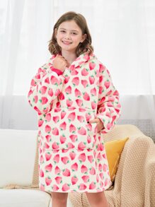 Cô gái Tween Dâu tây Theo chủ đề Đồ lót nhiệt , Đồ ngủ - Nhiều màu - Xem 5