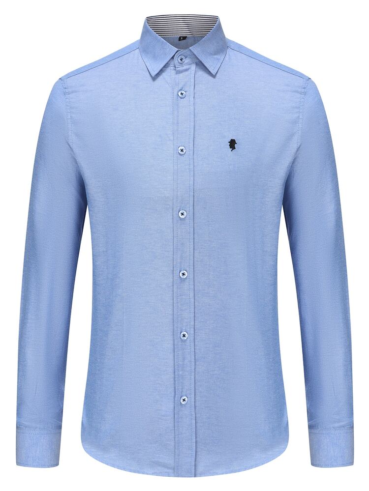 Men Shirts - Baby Blue - View 1
