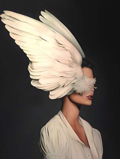 Art Painting Butterfly & Girl 5d New Diamond Painting Mosaic Sticker Modern Wall Decor Cross-stitch Embroidery Home Decoration For Living Room