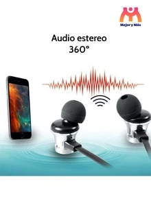 Audifonos Bluetooth Manos Libres Magnéticos  + ¡Regalo! - Azul - Ver 4