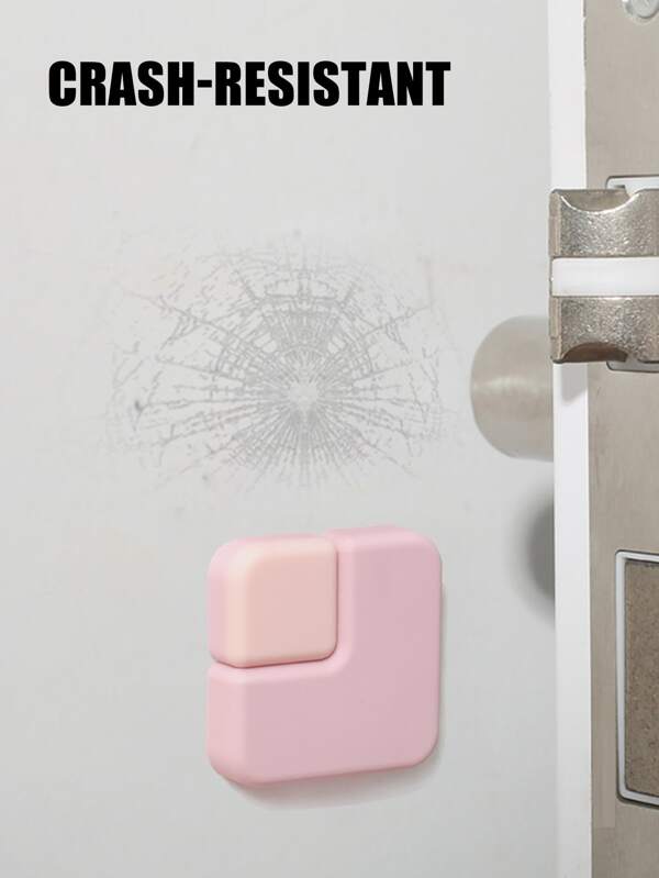 Pink Door Handle Bumper Guard With No Drill Design For Wall Protection SHEIN USA