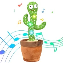 Singing Cactus Toy - Green - View 2