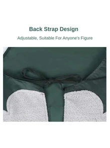 1 Delantal De Cocina Impermeable Con Toalla De Mano Y Bolsillos, Adecuado Para Mujeres Y Hombres Durante La Cocción - Gris - Ver 4